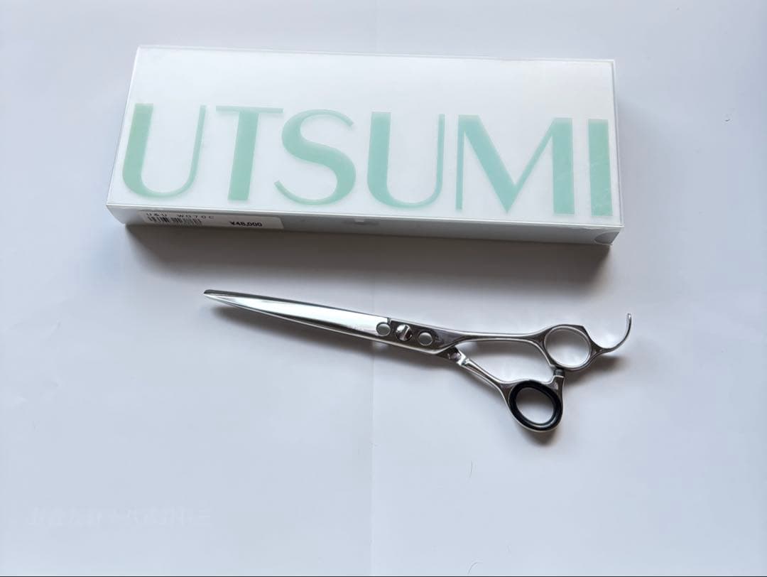 UTSUMI 内海 トリミングシザー USED ストレート 鋏 WO70C