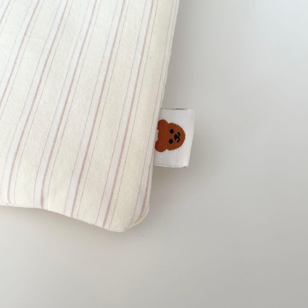 早い者勝ち　韓国　バインダー　カバー　貯金　現金管理　黄色　ストライプ