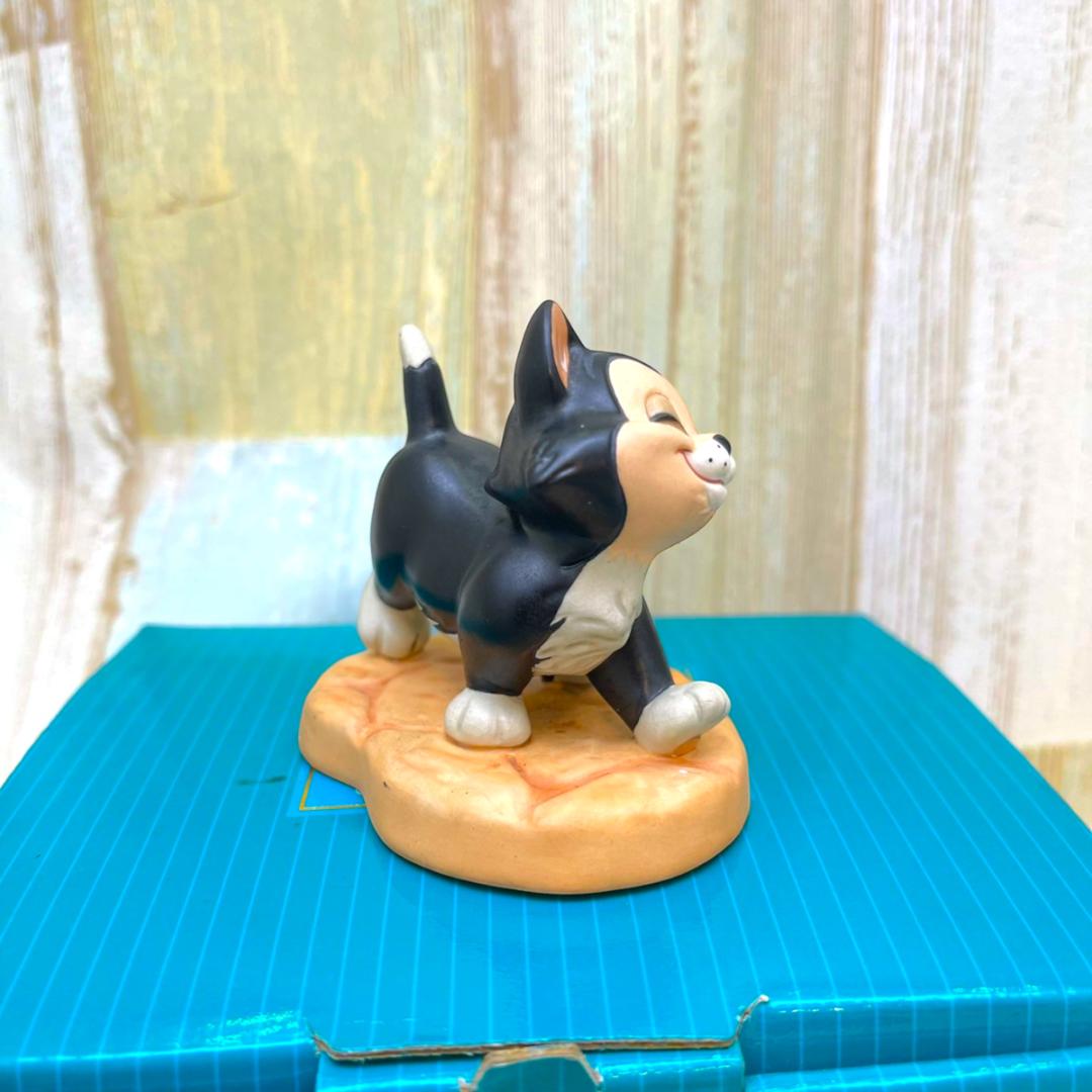 レア★WDCC ピノキオ フィガロ ネコ 猫 陶器製 フィギュア