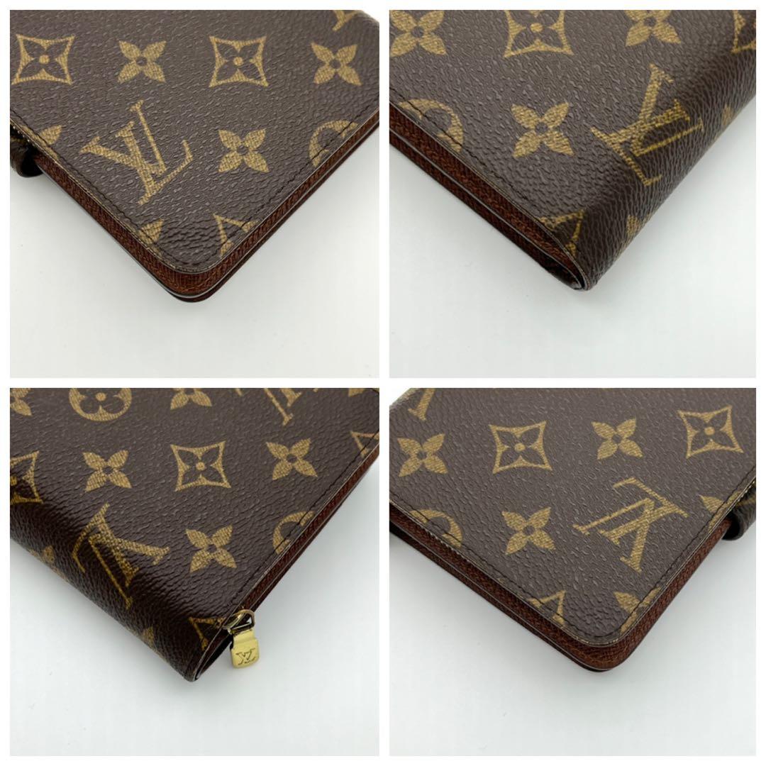 【極美品・パスケース付き】ルイヴィトン モノグラム ポルトパピエジップ 折り財布