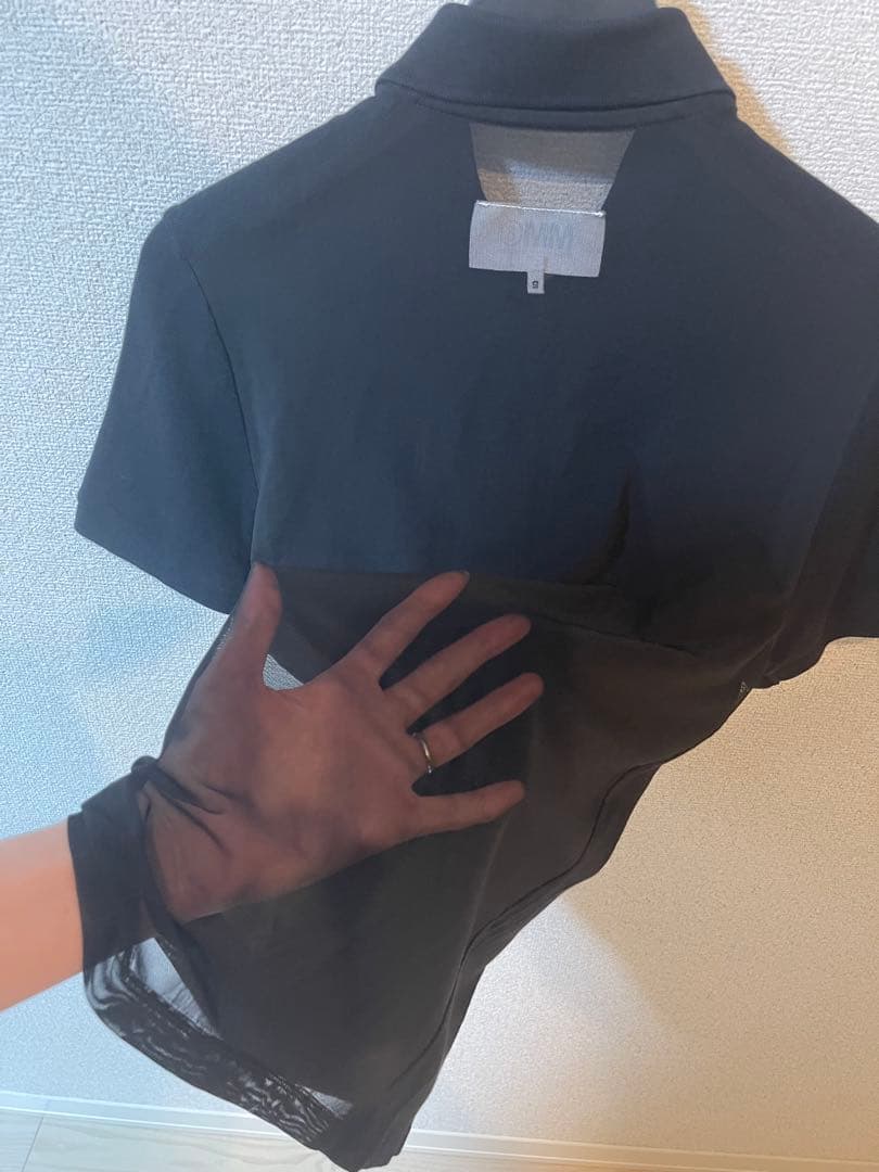 MM6 Maison Marglela シアーポロシャツ