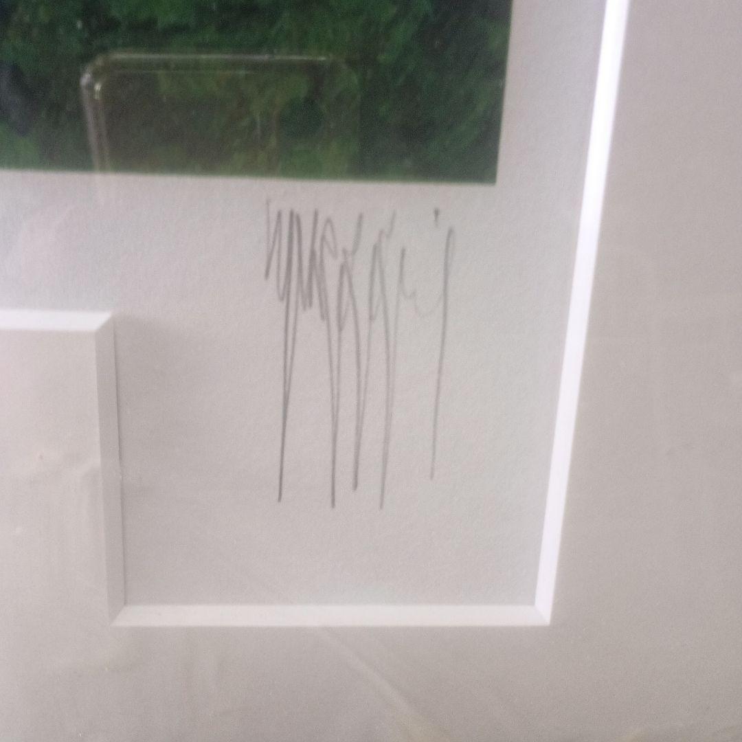 4560）マークキング　リトグラフまたはシルクスクリーン「アプローチ」額装