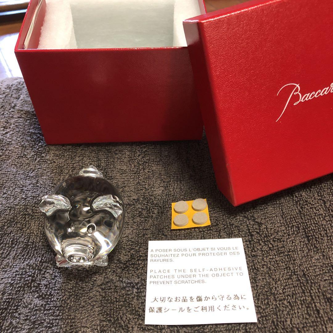 baccaratクリスタル。干支置物、(亥)