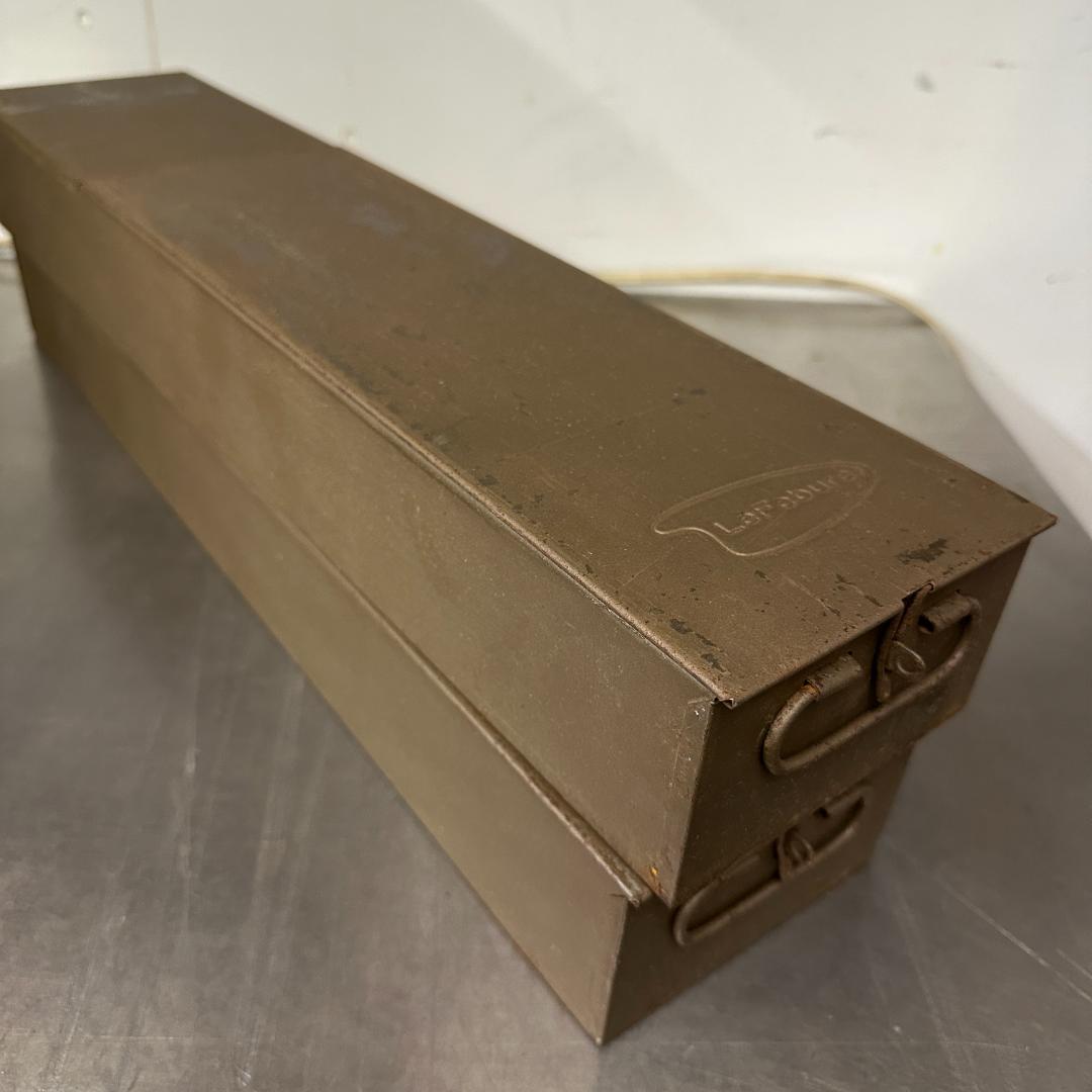 【希少 LeFebure製】ヴィンテージ メタルストレージボックス 収納ボックス