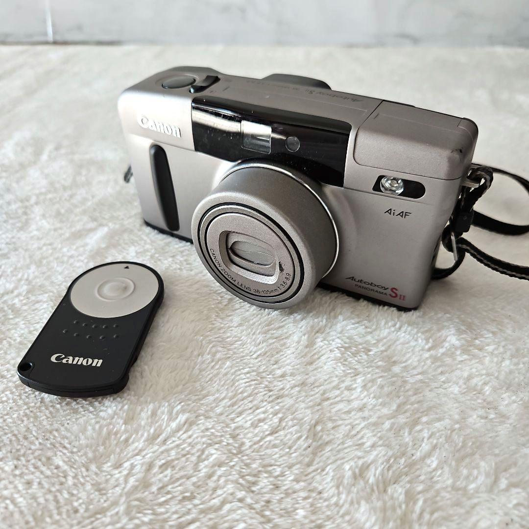 Canon Autoboy S II　コンパクト　フィルムカメラ　リモコン有