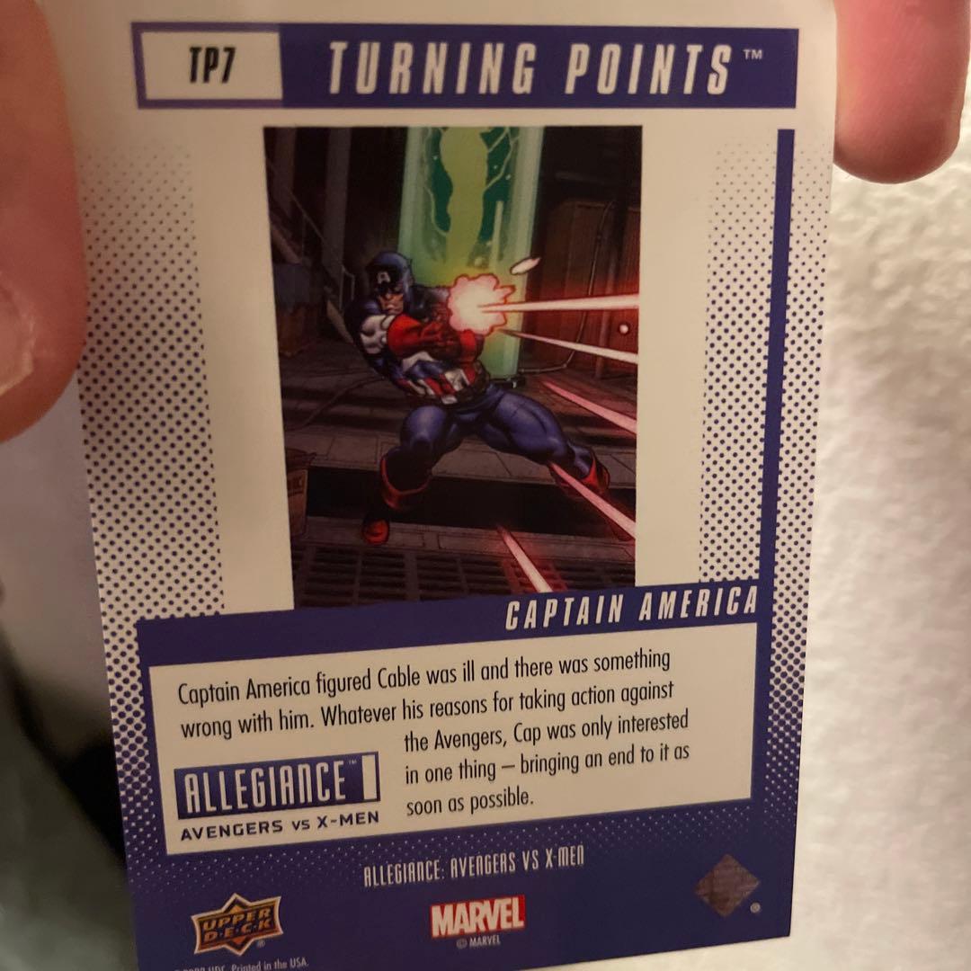 MARVEL アベンジャーズ VS X-MEN キャプテンアメリカ　ホロ