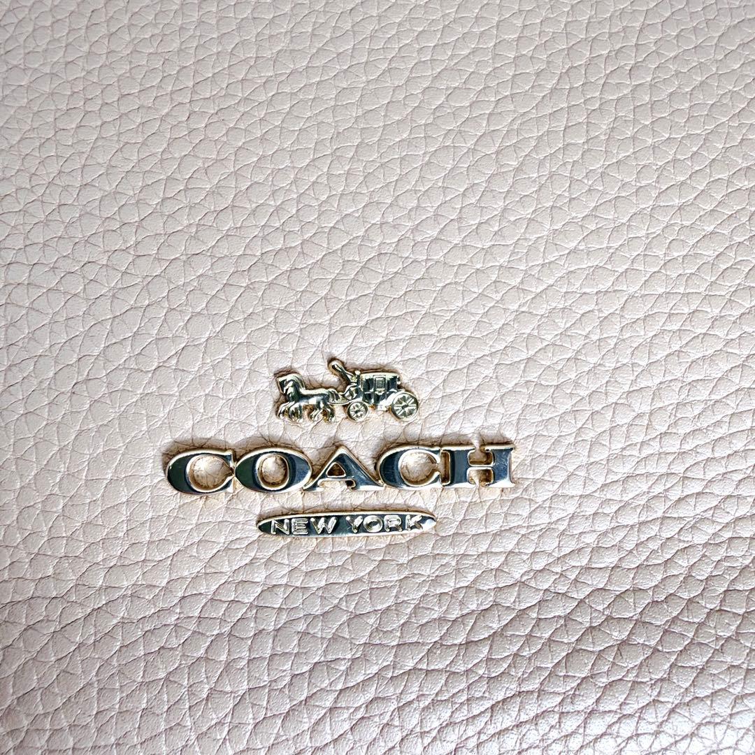 Coach ショルダーバッグ ハンドバック ワンショルダー　ベージュ