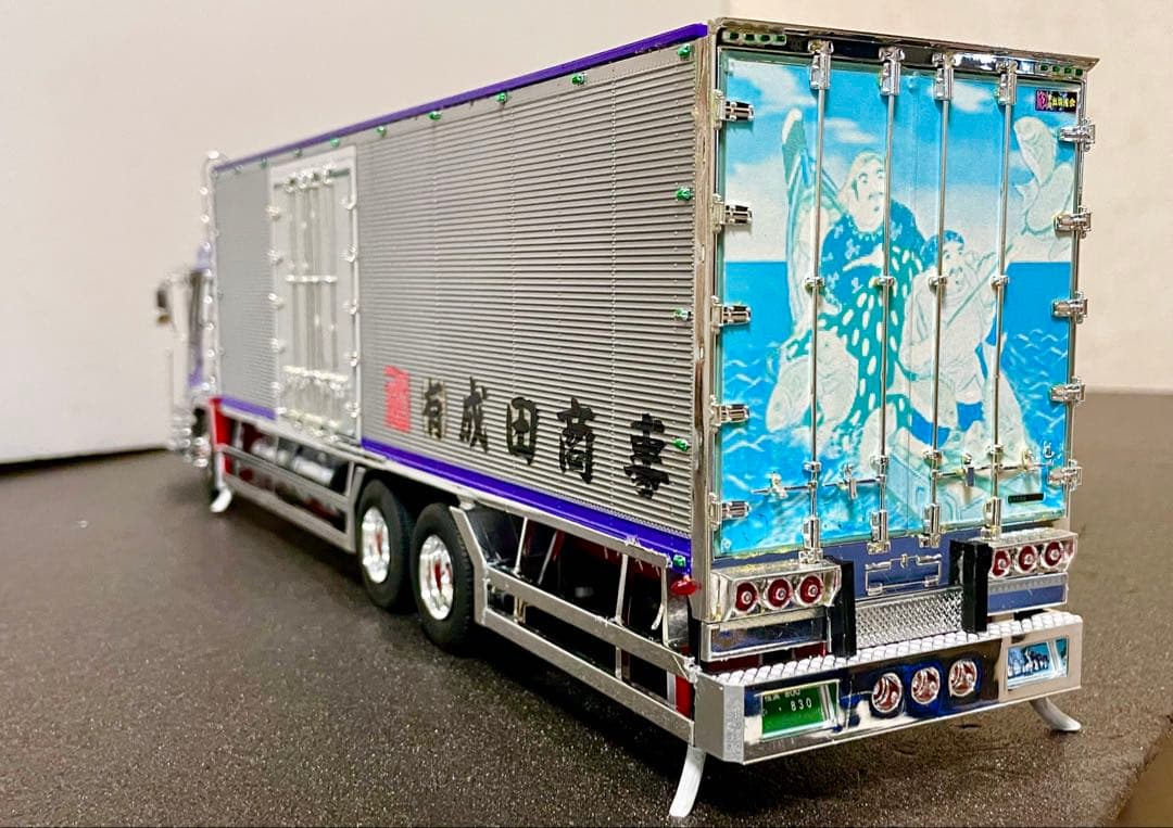 1/32 プロフィア デコトラ プラモデル へビフレ 完成品 エサ屋