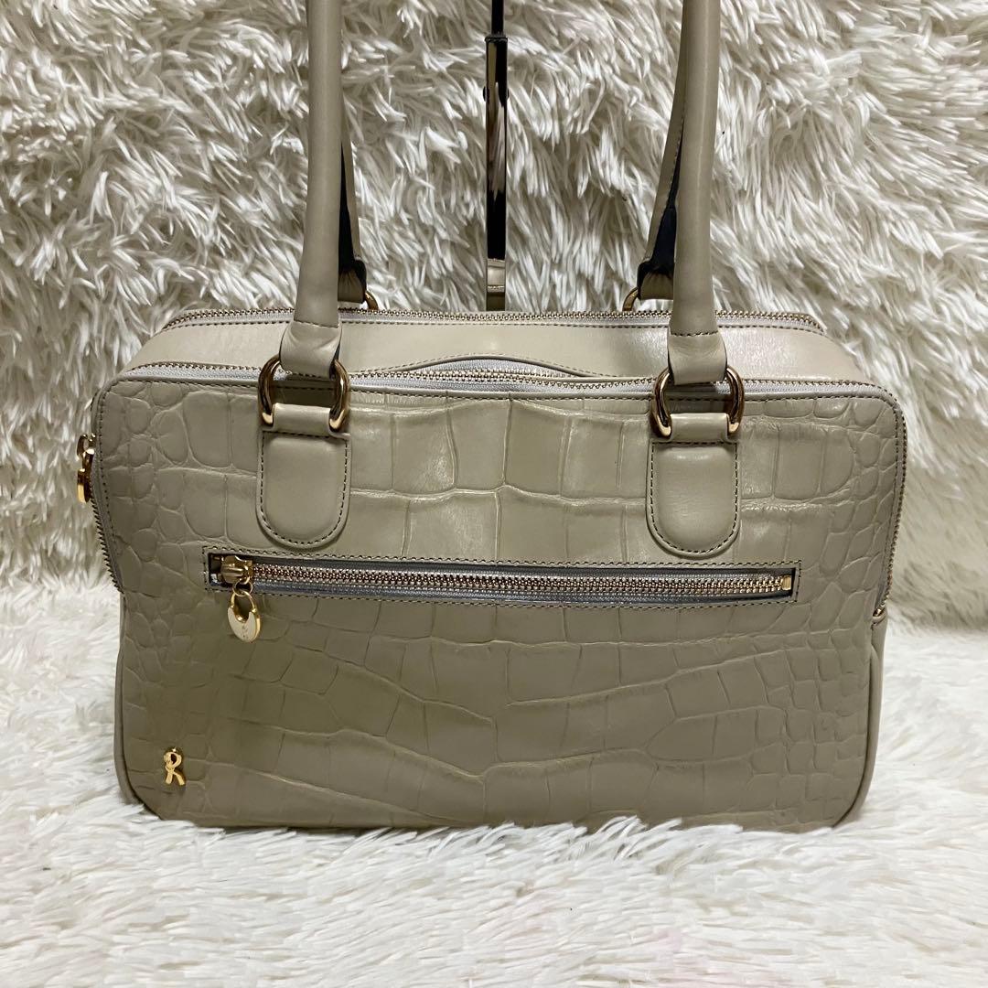 ロベルタディカメリーノ ショルダーバッグ 型押し レザー シャンハイコッコ