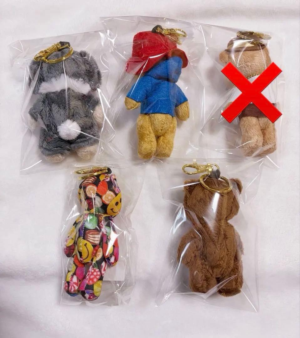 the GazettE ガゼット ベアキーリング ベア 葵 AOI 5種 未使用