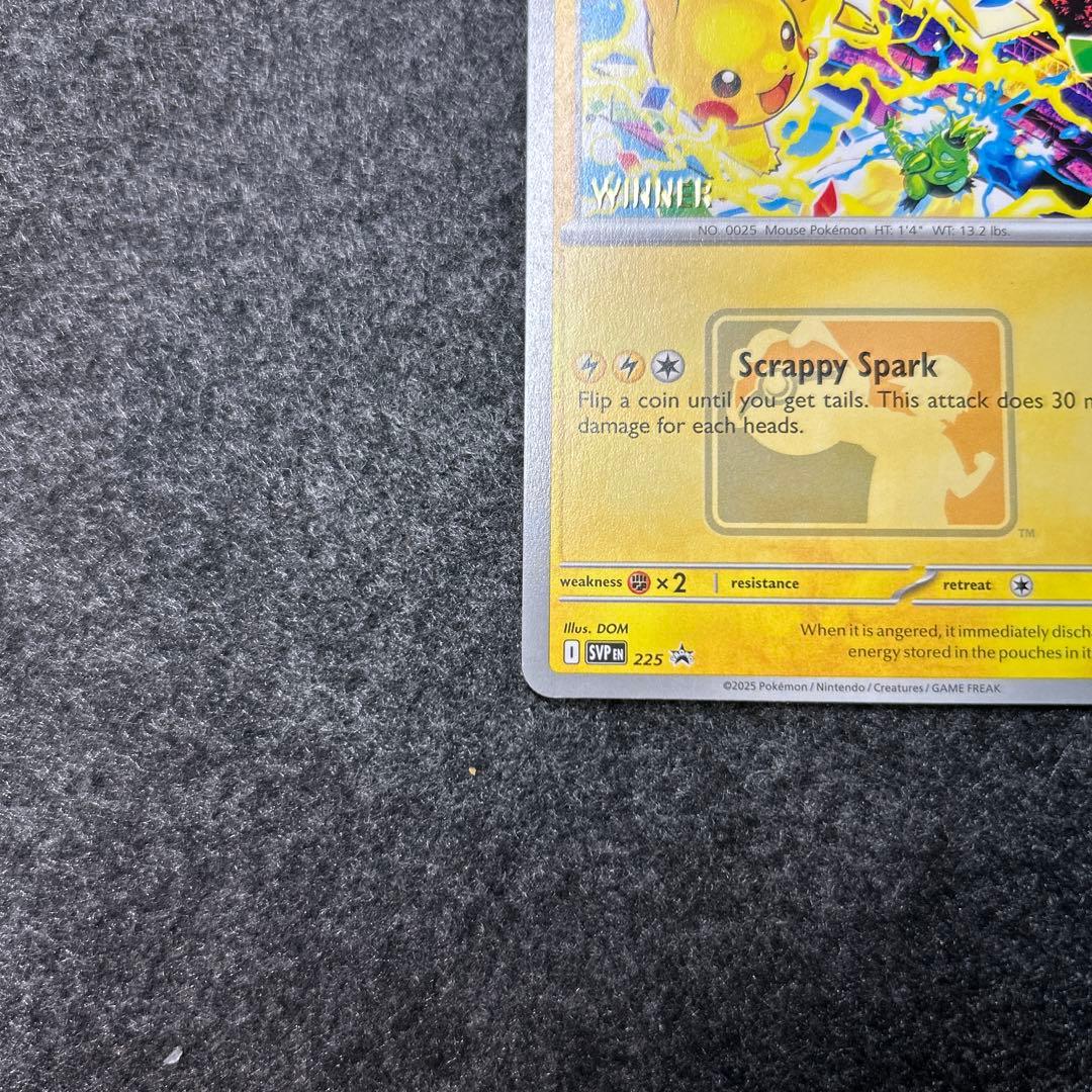 ポケモンカード/Pikachu/WCS 2025 winnerプロモ