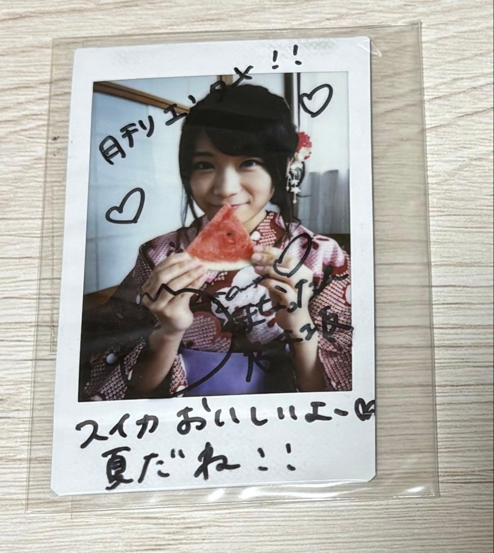 乃木坂46 卒業生 秋元真夏 直筆サイン入りチェキ