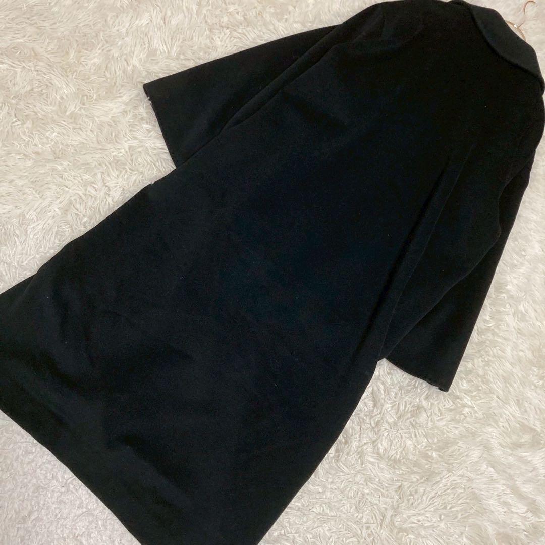 MaxMara チェスターロングコート ブラック 38 キレイめ フォーマル
