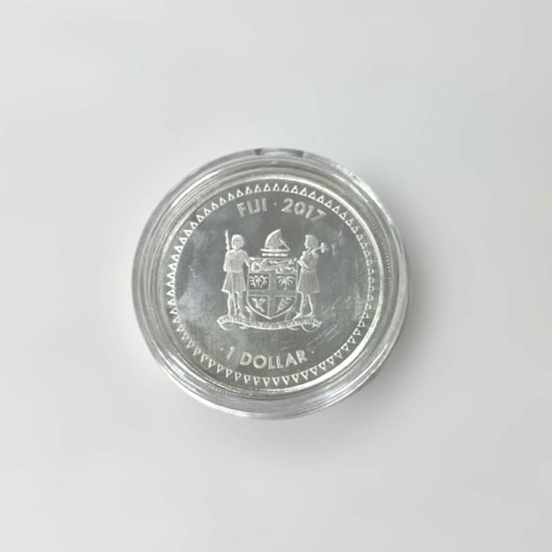 【純銀】HOKUSAI “THE GREAT WAVE” フィジー　銀貨1ドル