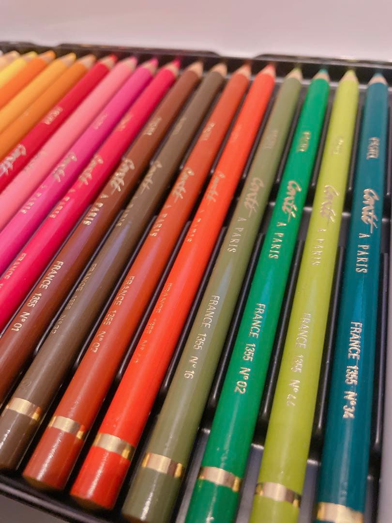 コンテ・ア・パリ パステルペンシル 24色 アソートセット 色鉛筆 【新品】