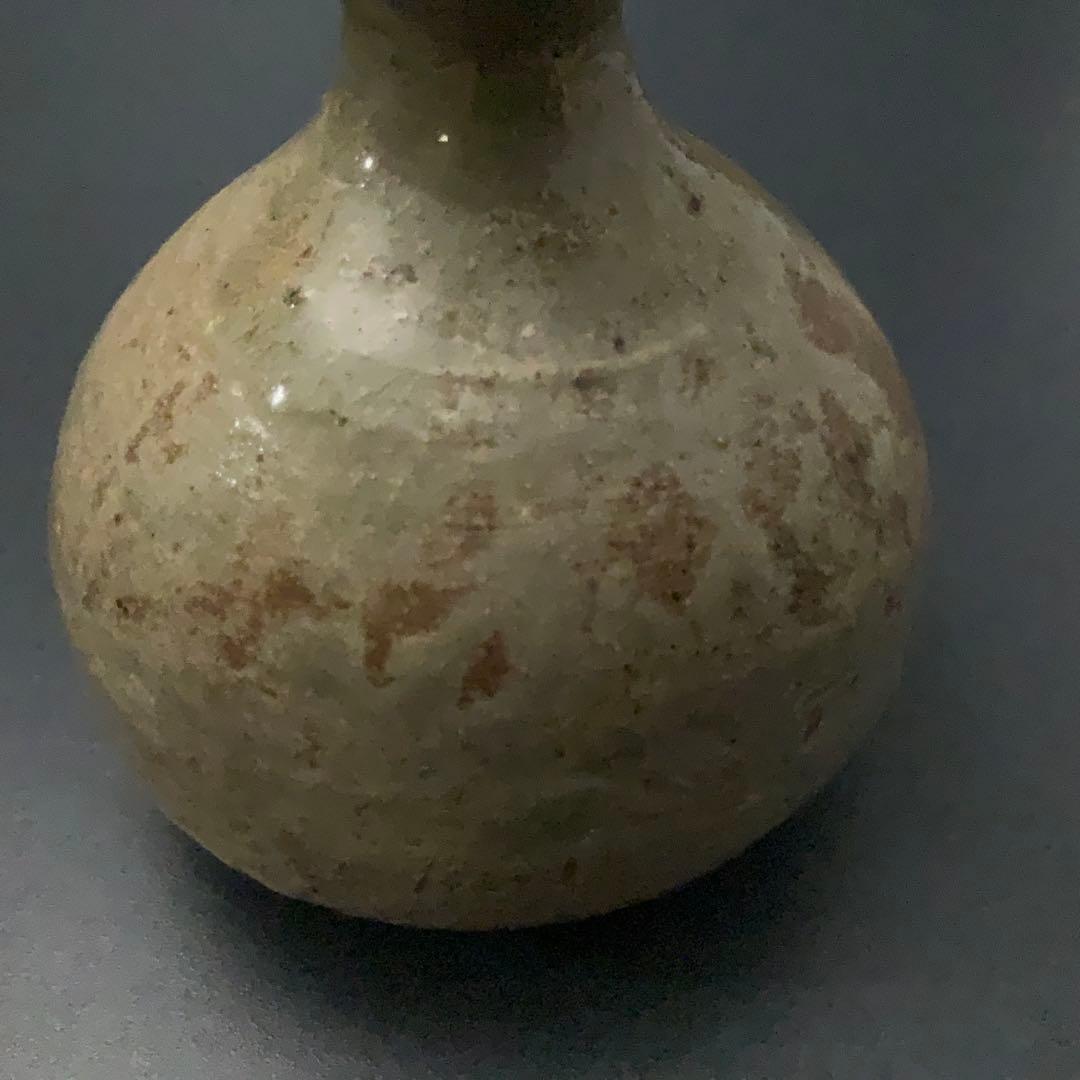 高麗青磁　小壺　油壺　韓国　朝鮮　高さ8cm R1391ダM