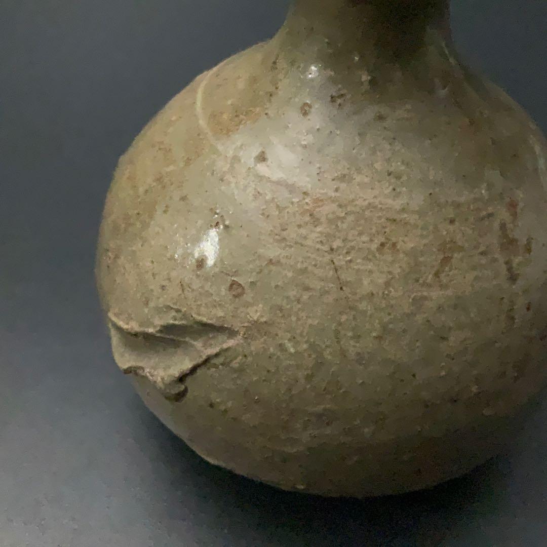 高麗青磁　小壺　油壺　韓国　朝鮮　高さ8cm R1391ダM