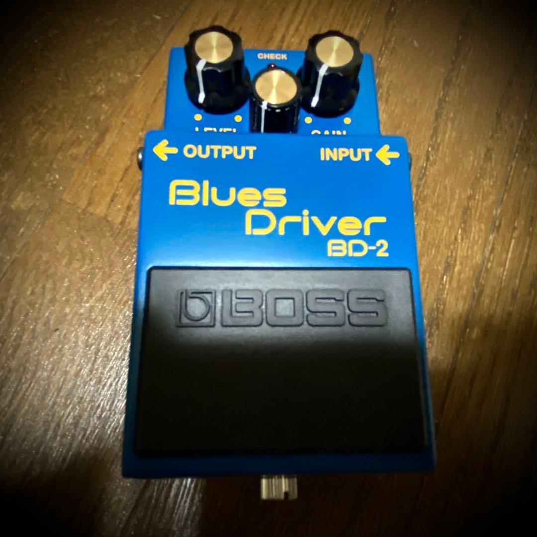 【美品】BOSS BD-2 (交換用ボトムプレート、銀ネジ付)