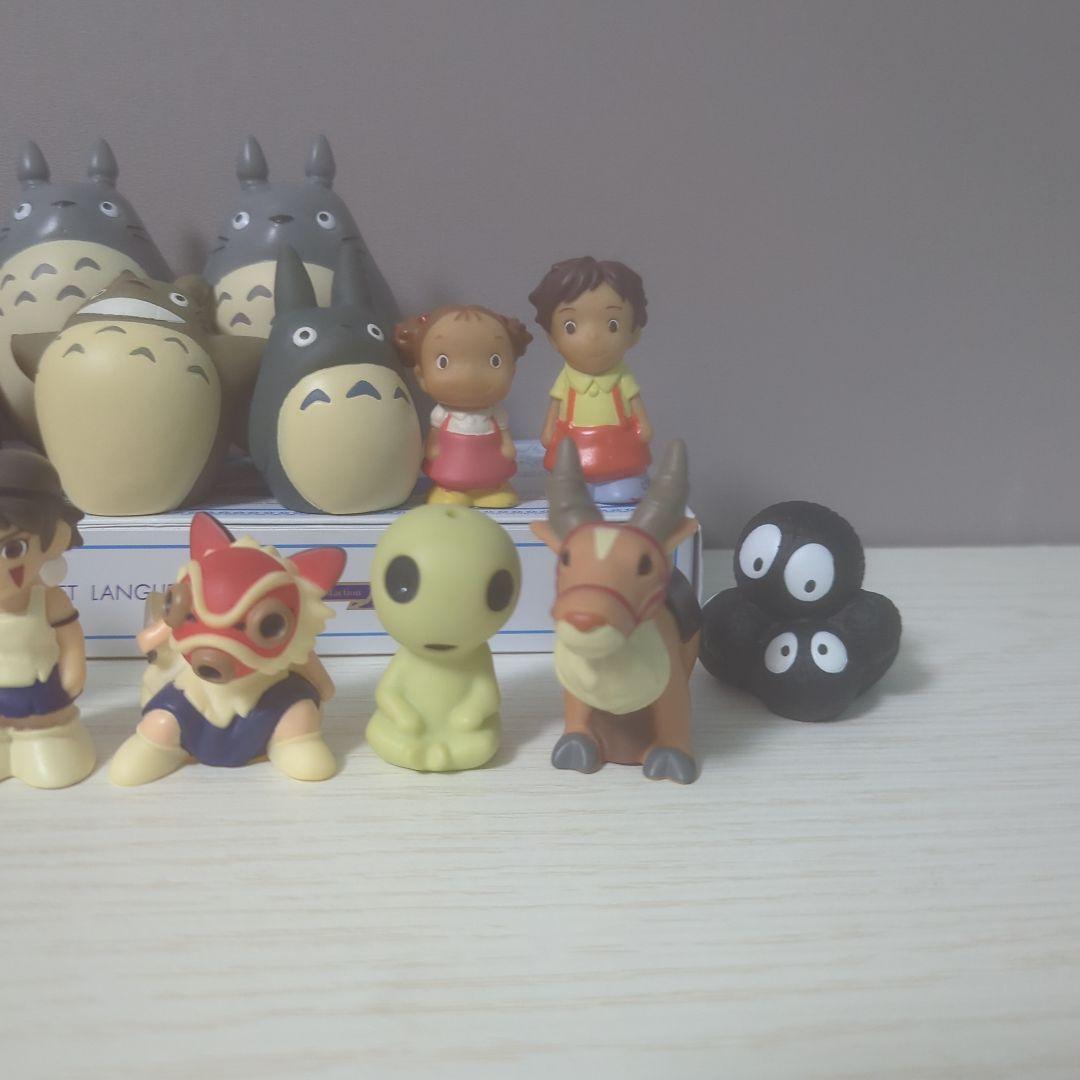 ジブリ もののけ姫 トトロ 指人形 ソフビフィギュア レトロ まとめ売り