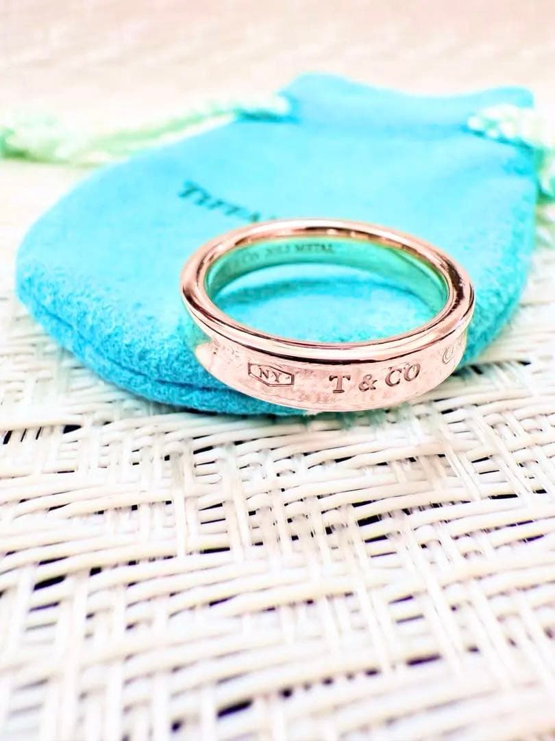 ティファニー　ルベドメタル　1837 ナロー　リング　10号　研磨仕上済　指輪