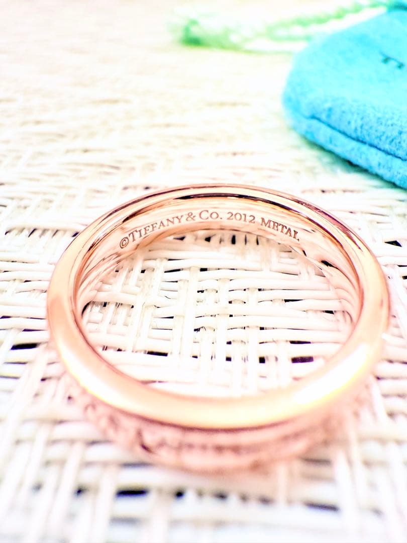 ティファニー　ルベドメタル　1837 ナロー　リング　10号　研磨仕上済　指輪