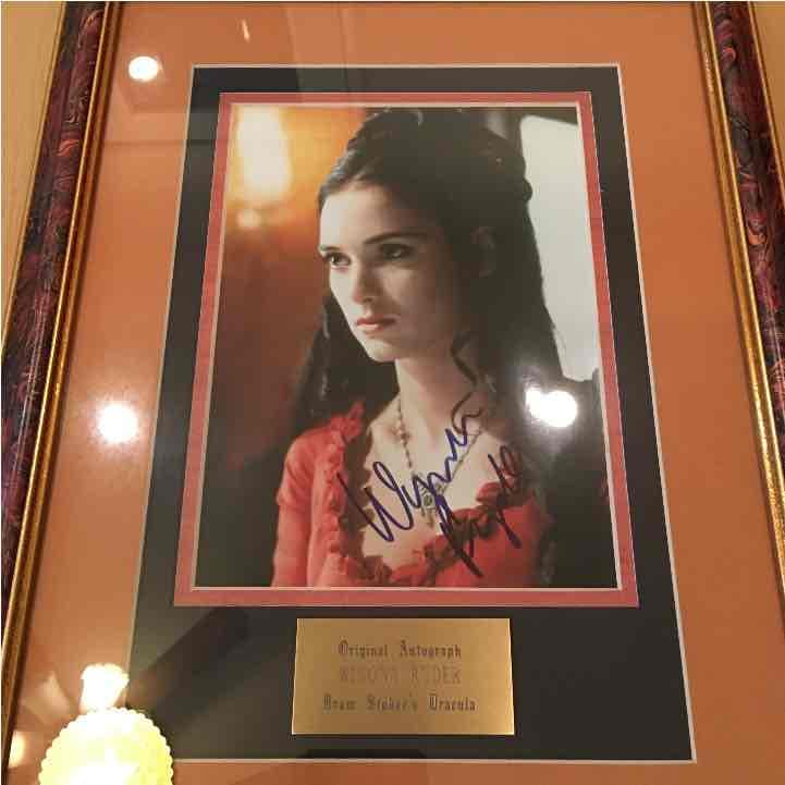 本物 ウィノナライダー サイン