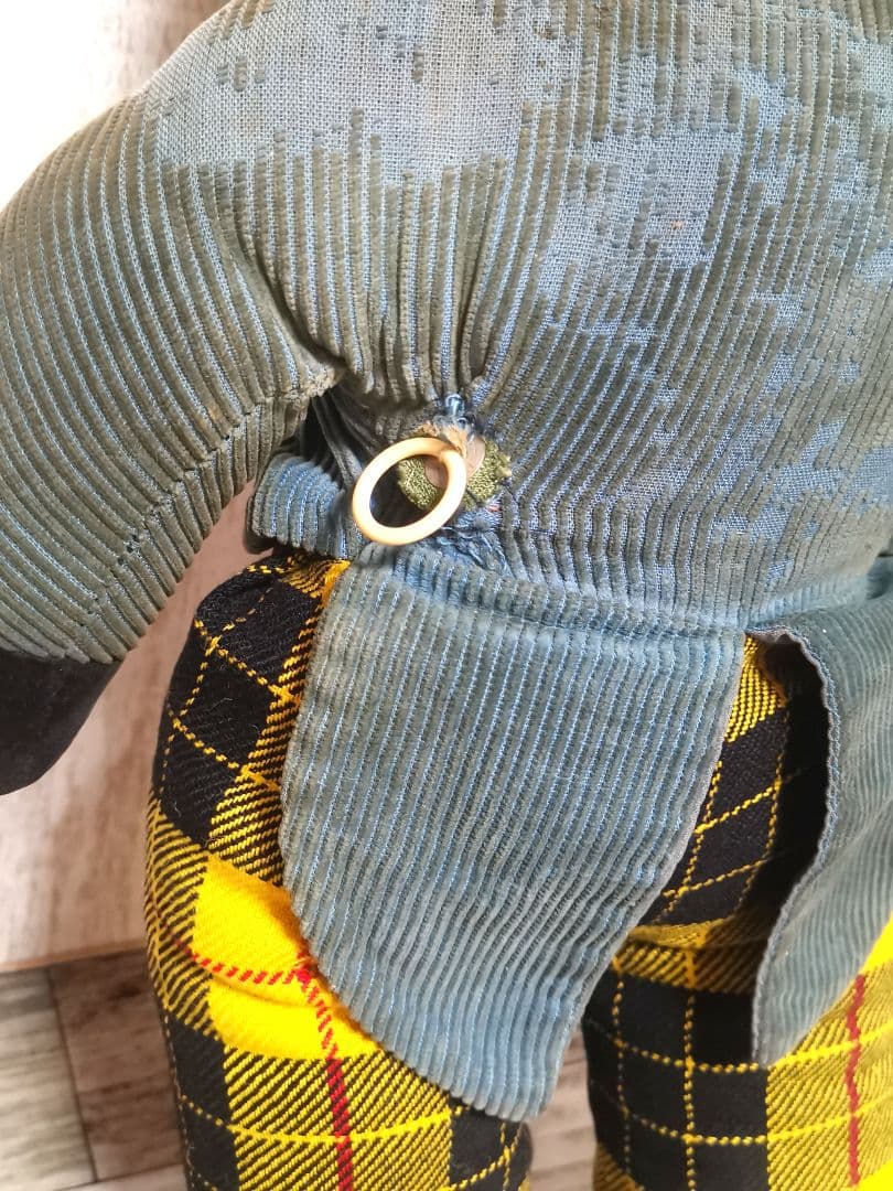 ヴィンテージ 喋る ゴーリー人形 年代物 Golliwog ぬいぐるみ