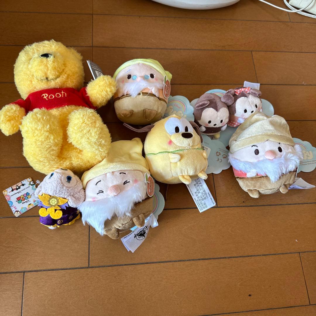 香港ディズニーランド土産　ぬいぐるみセット