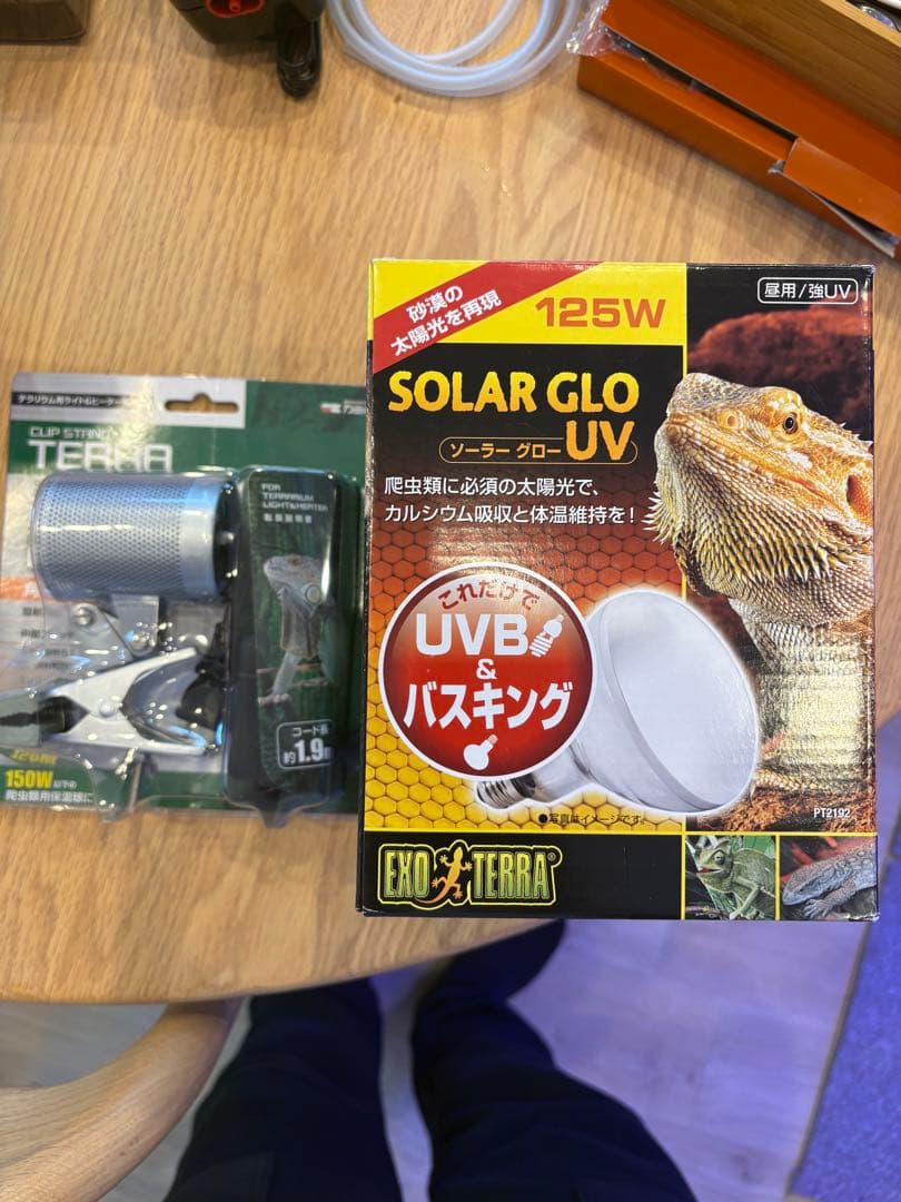 SOLAR GLO UVランプ 125W & タイマーサーモスタットセット