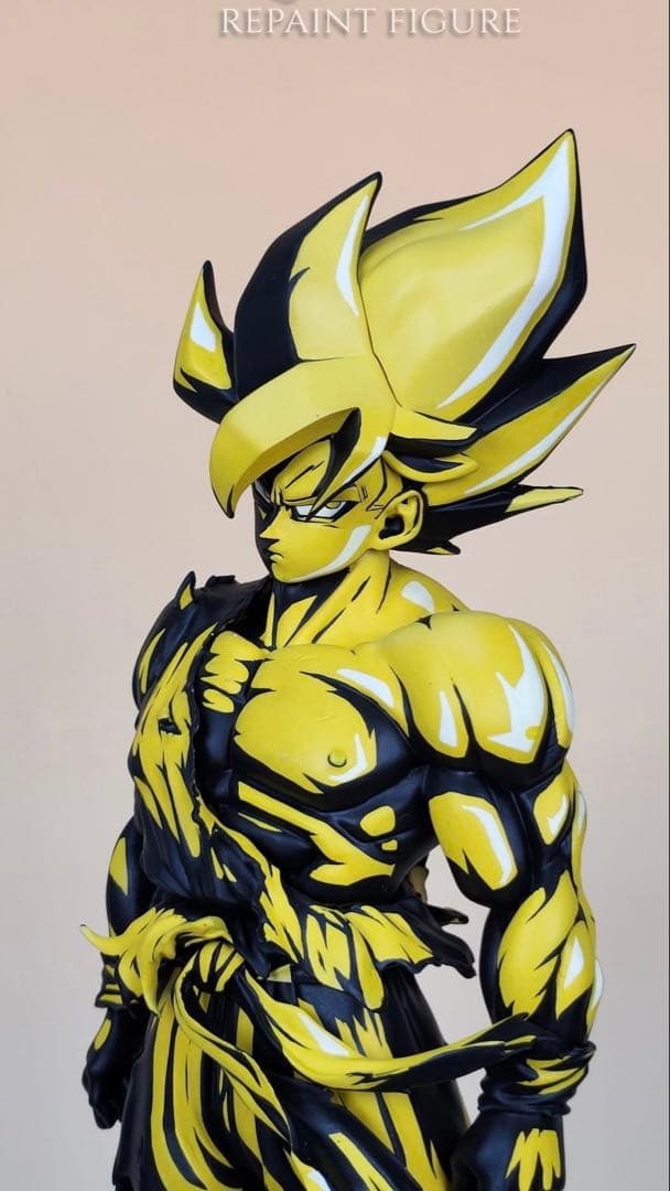 ドラゴンボール SMSP 孫悟空 ゴールドカラー リペイント フィギュア
