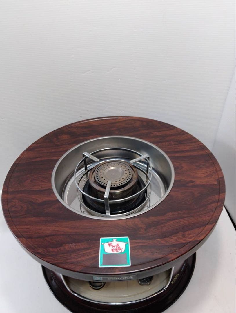 ​G2057 CORONA 石油こんろ KT-20 木目調 レトロ 煮炊き可