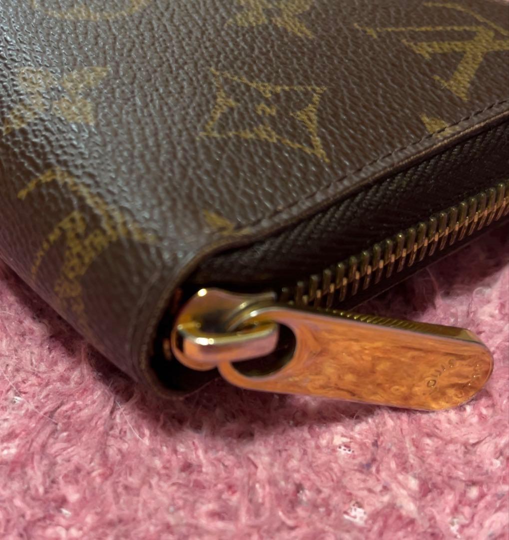 【美品】ルイヴィトン Louis Vuitton モノグラム ジッピーウォレット