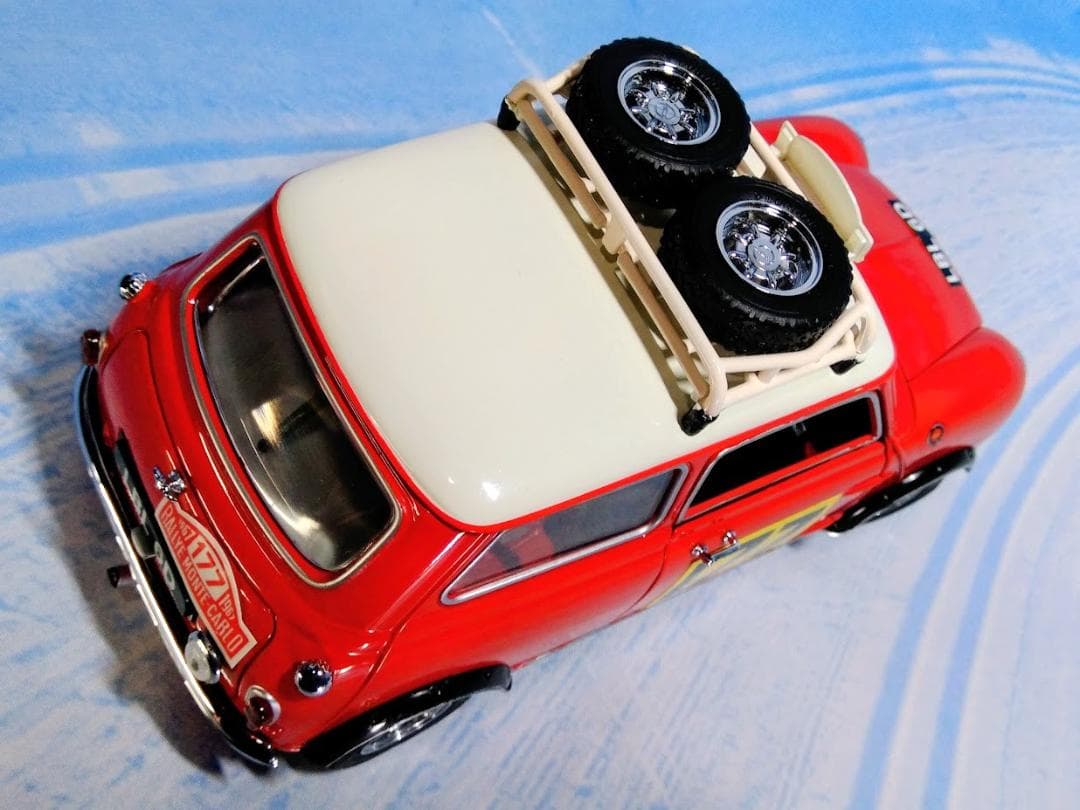 1/18 京商 モーリス ミニ クーパー 1275S　'67 モンテカルロラリー