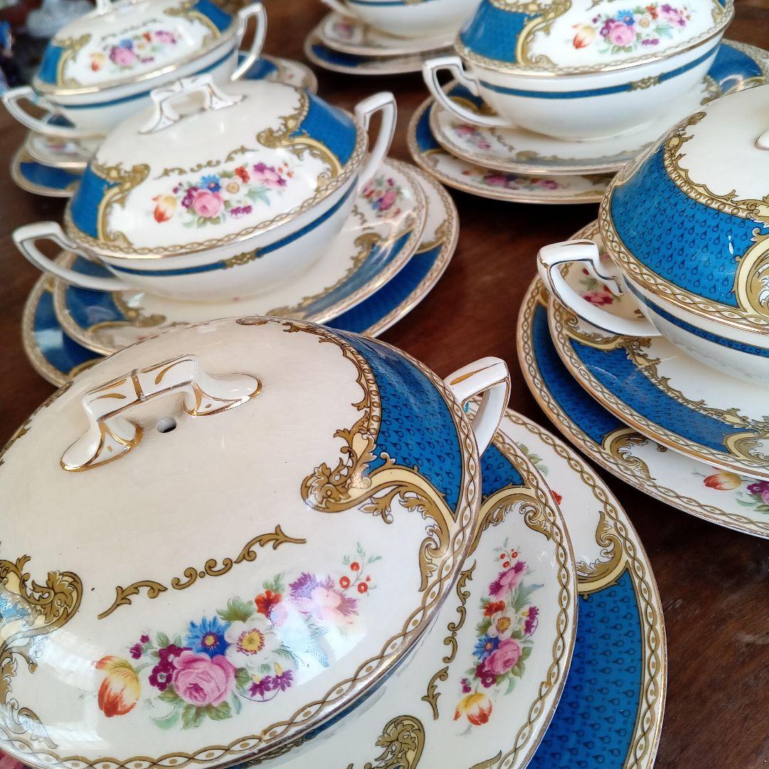 最終お値下げ！MYOTTSロイヤルクラウン スープトリオ6セット