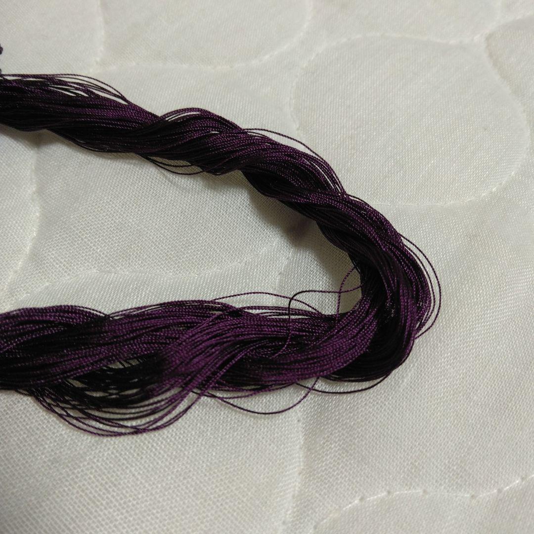 組紐製作用絹糸　無地5個 フキちゃん