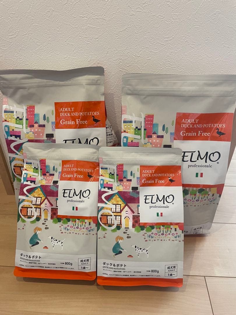 ELMO ダックとポテト ドッグフード