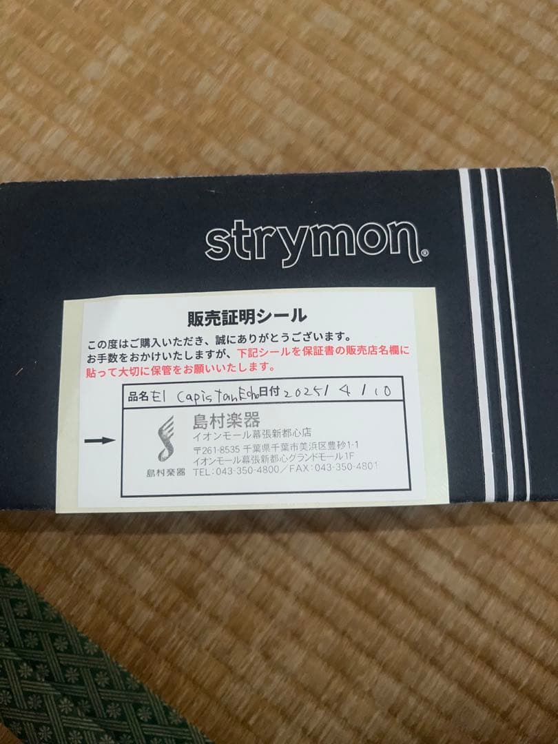 ギター Strymon El Capistan & Marshall & GT-1