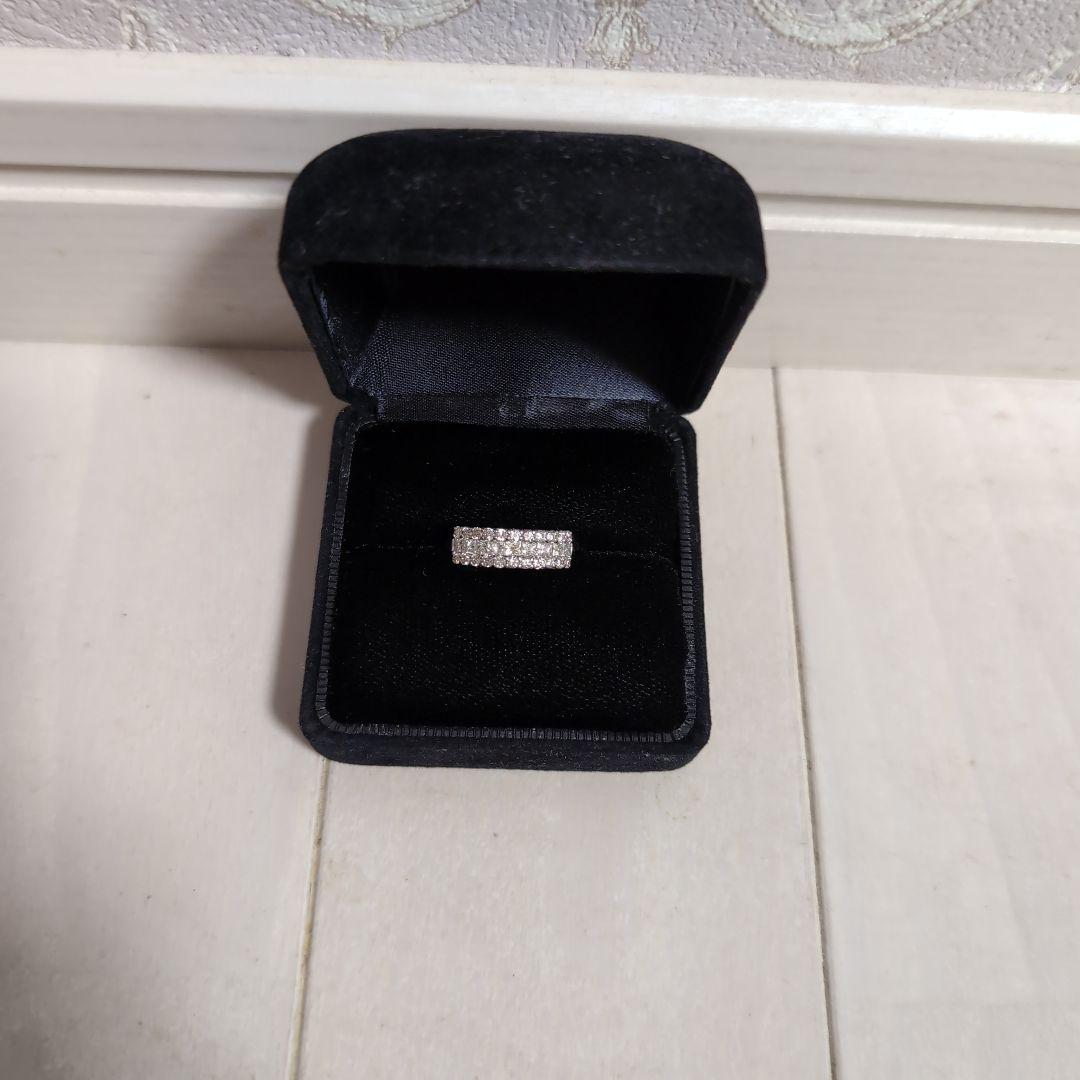 プラチナ ダイヤモンド 1.00ct パヴェ リング pt900 #8.5
