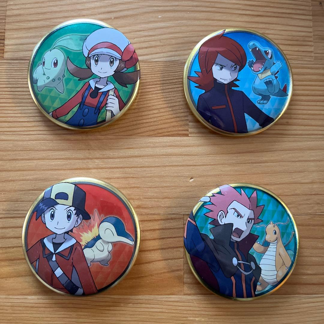 ポケモン缶バッジコレクション ジョウト編 4個セット