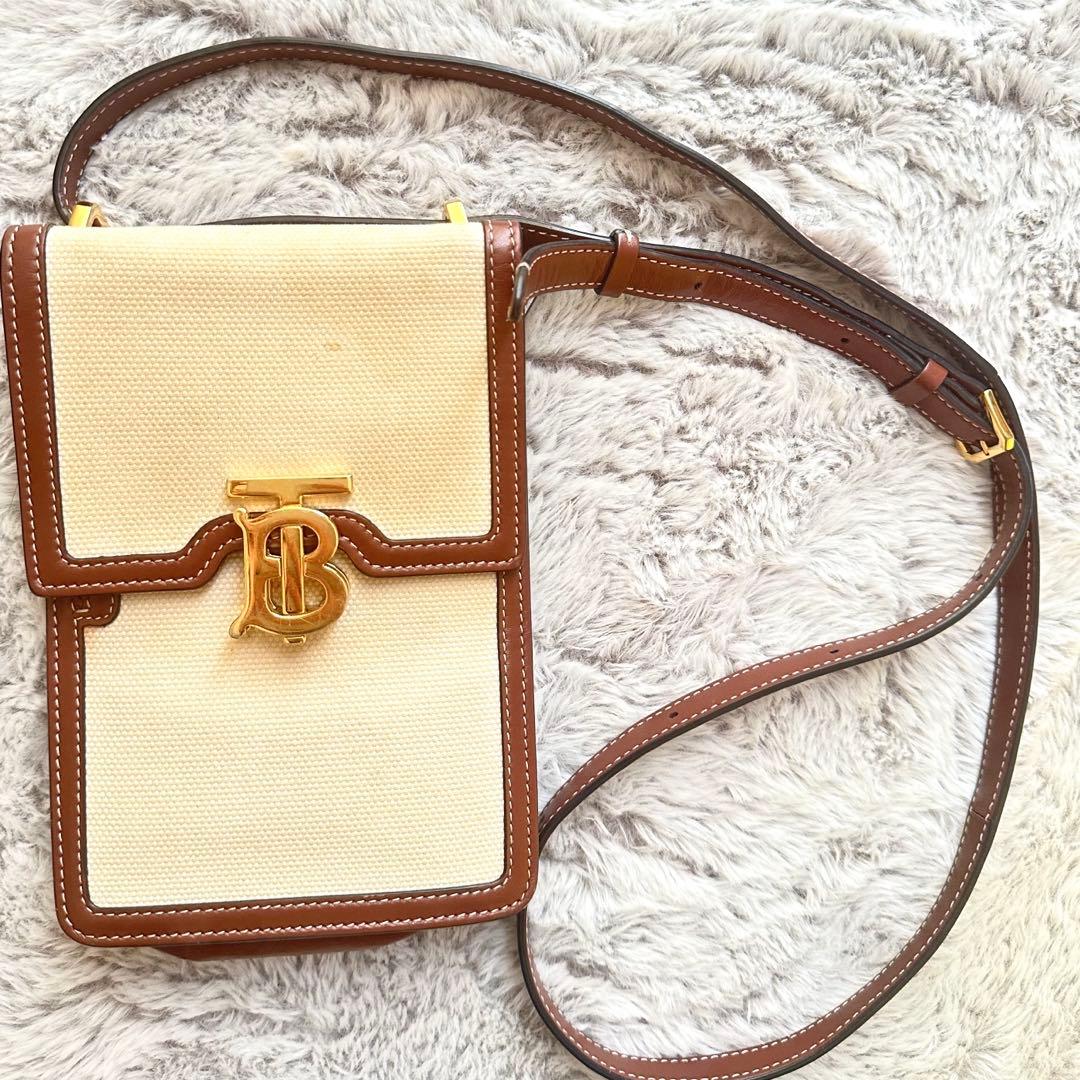 メ*読様 BURBERRY バーバリー TB ショルダーバッグ