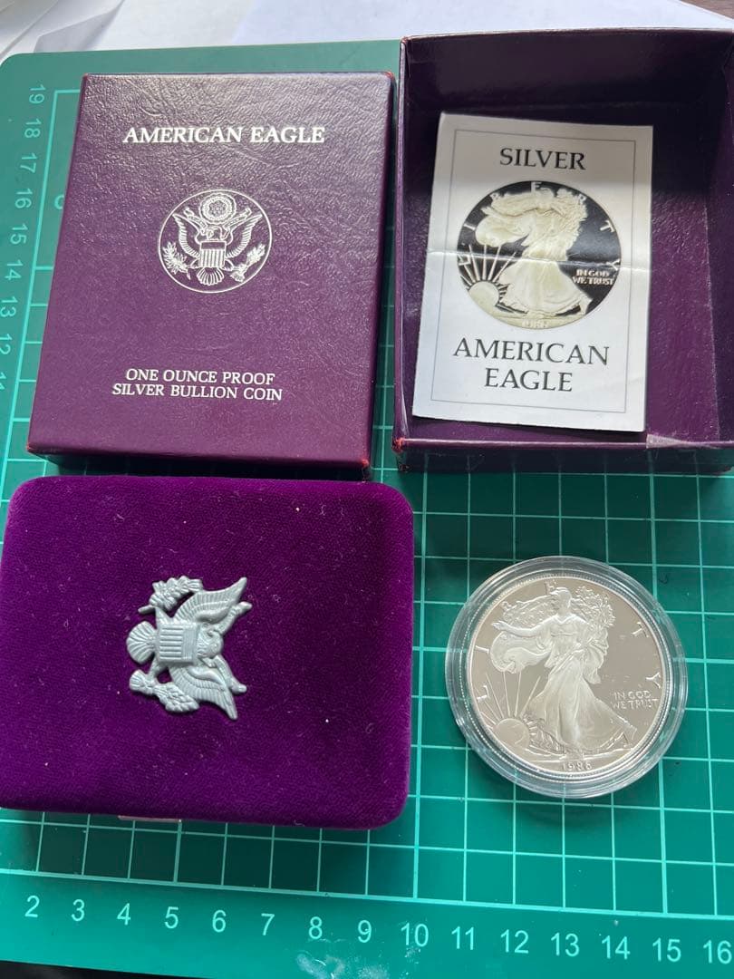 外国銀貨　アメリカ1D銀貨 1986年