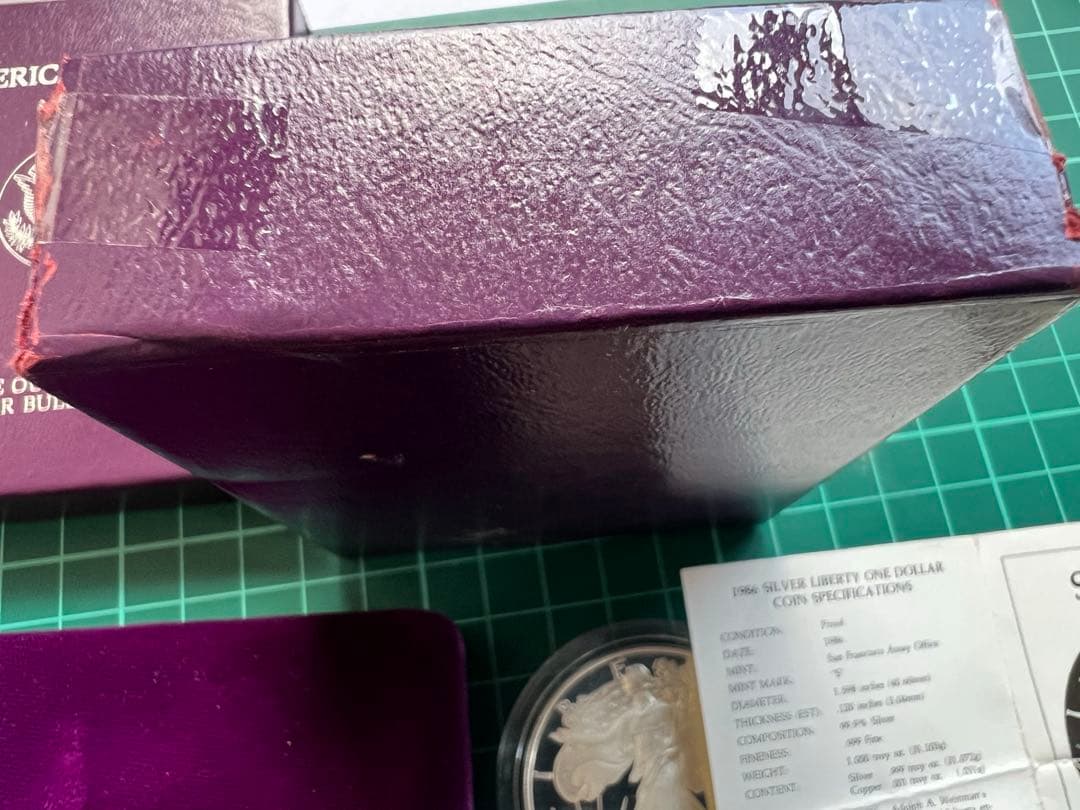 外国銀貨　アメリカ1D銀貨 1986年