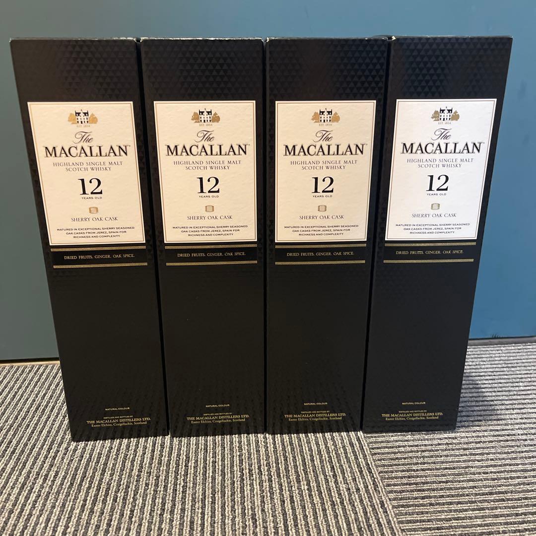 The Macallan 12年　4本セット
