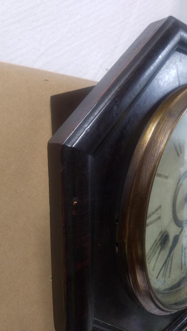 古い柱時計     ⑨