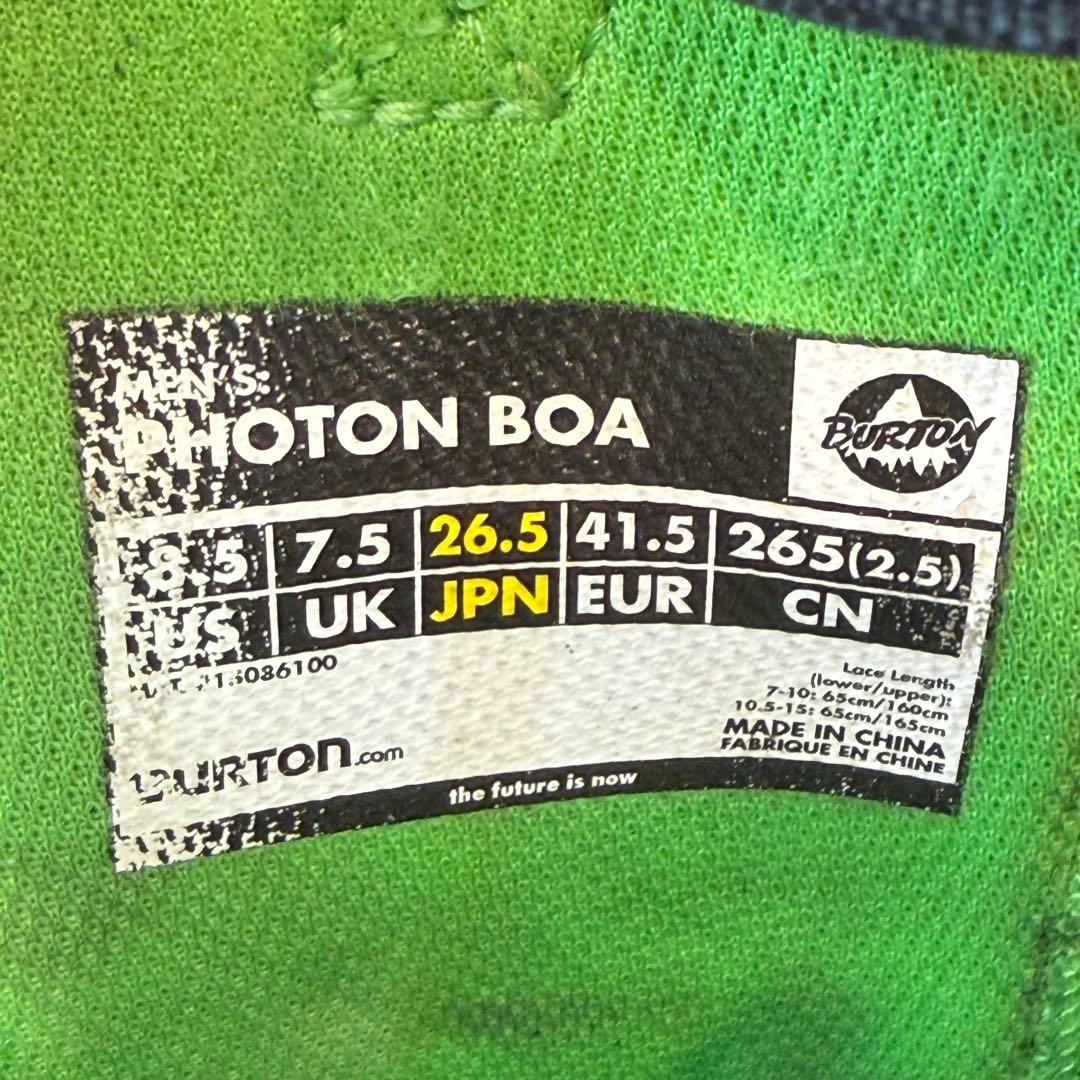 送料込！Burton photon 26.5cm バートン ブーツ W boa