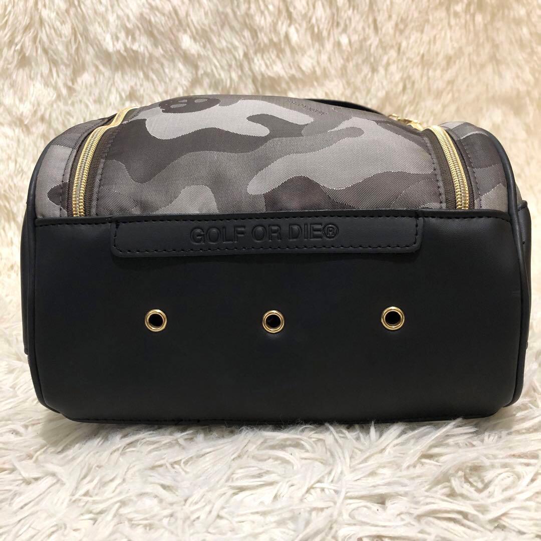 未使用級☆MARK&LONA マークアンドロナ シューズケース カモフラ