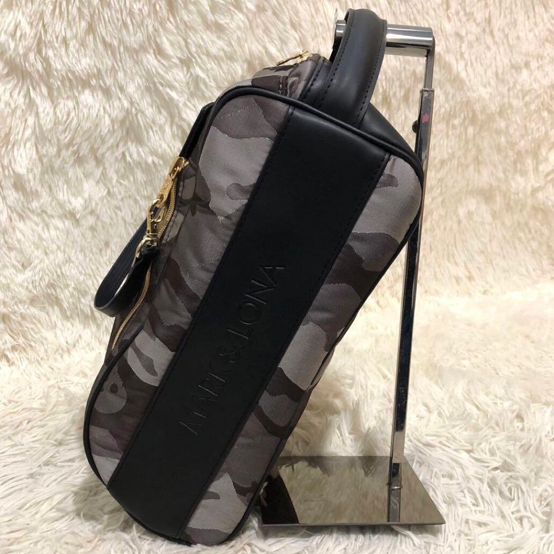 未使用級☆MARK&LONA マークアンドロナ シューズケース カモフラ