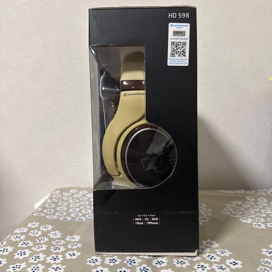 Sennheiser HD 598 有線ヘッドホン　ゼンハイザー　プリン