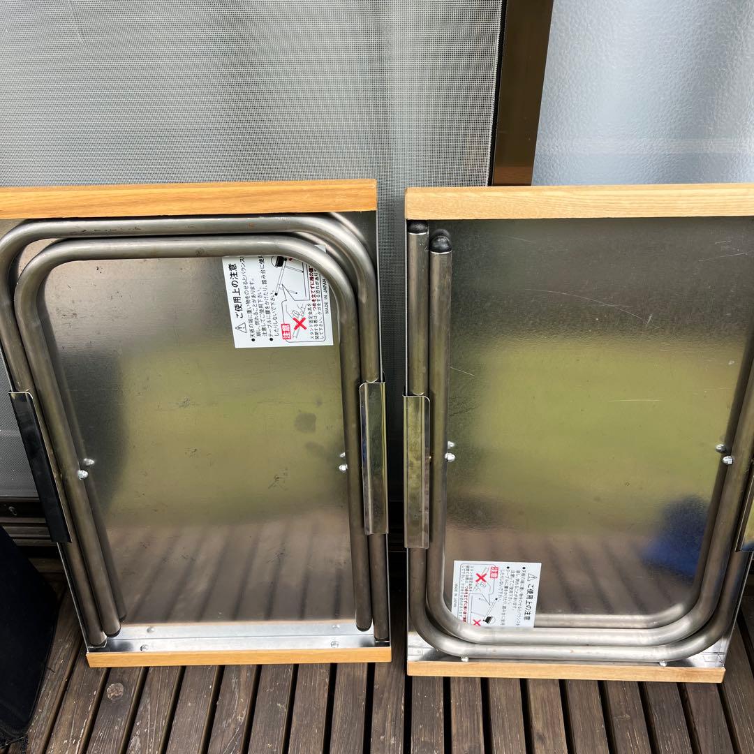 2脚セットユニフレーム　焚き火テーブル