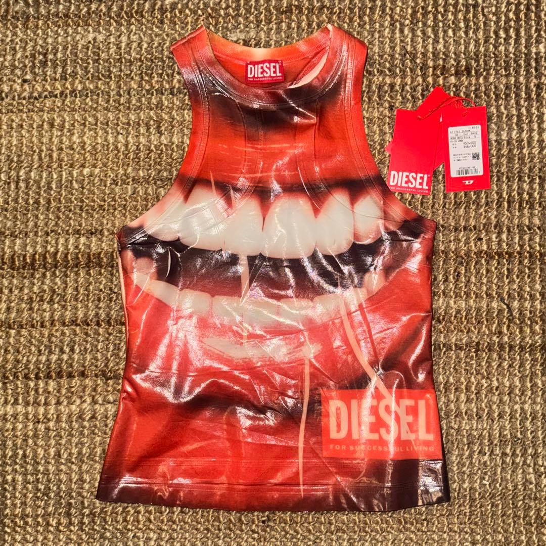 Diesel T-FINSI コーティング　タンクトップ
